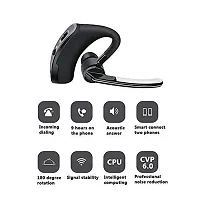 Stonx V8 Wireless Headset Earbuds Sports Headset Bluetooth Headset (Black)-thumb2