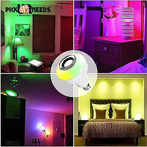 LED RGB Bluetooth Music Light Bulb Lamp Speaker Wireless Color Changing