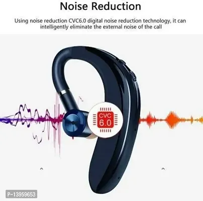 Stonx Wireless Headset S109 Bluetooth 5.0 Earbuds 8 Hours of Calling with 1 Hour Charge for Music,Calling,Sports Single Ear Headphone 180 Degree rotater Mic for All Smartphones-Multicolor