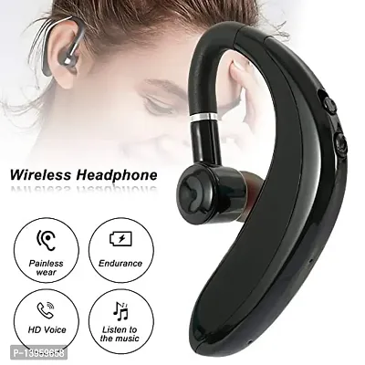 Stonx Wireless Headset S109 Bluetooth 5.0 Earbuds 8 Hours of Calling with 1 Hour Charge for Music,Calling,Sports Single Ear Headphone 180 Degree rotater Mic for All Smartphones-Multicolor-thumb0