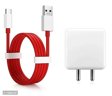 Stonx Dash Fast Charger 5V 4A Adapter with Type C USB Dash Fast Charging Cable Compatible with OnePlus 7 Pro/7/7T/6/6T/5T/5/3T/3 [White]