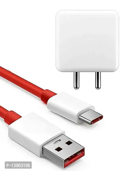 Stonx Dash Fast Charger 5V 4A Adapter with Type C USB Dash Fast Charging Cable Compatible with OnePlus 7 Pro/7/7T/6/6T/5T/5/3T/3 [White]-thumb0