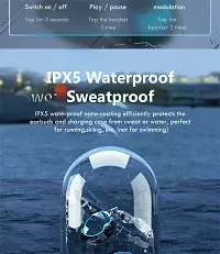 M10 TWS Bluetooth 5.1 Earphone Charging boxwireless Earbuds Stereo Sports Waterproof with Microphone True Wireless Bluetooth Headset (Black)-thumb4