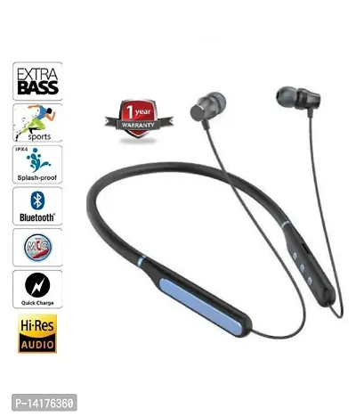 Stonx Bluetooth Wireless Headset In Ear Neckband with Long Lasting Playtime 48 Hr,Smart Voice Assistant,Ultra Rich Bass,Bluetooth V5.0,Sweat  Splash Proof,Best for Gaming