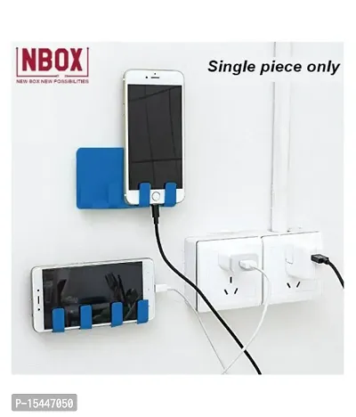 Mobile Charging Holder, Wall Holder for Phone Charging Stand with Holder for Mobile and Tablet (1 Pcs)-thumb0