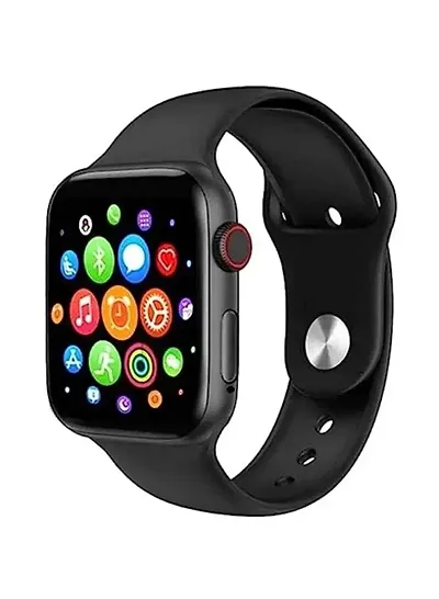 Stonx T500 Smart Watch Bluetooth Smart Wrist Watch with Touch Screen for Smartphones Bluetooth Smart Unisex Watch for Boys, Girls, Mens and Womens,Smart Watch-Black Color-thumb0