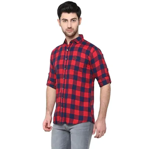 Stylish Cotton Solid Regular Fit Casual Shirt