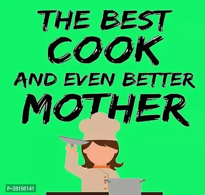 Kitchen Magnet   Best Mother Quote Magnet   Creative Mother Fridge Magnet   MDF Wooden Fridge Magnets   Pack of 1  2.5 X 2.5