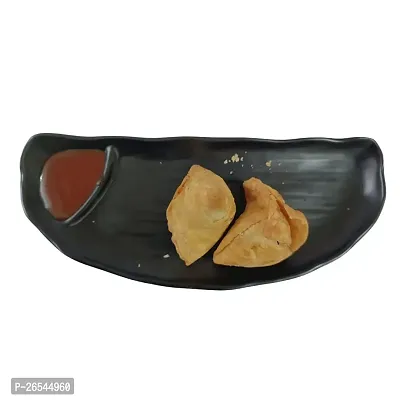 Melamine Twist Boat Serving Platter Snacks Pack Of 1