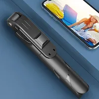 Portble | Extendable | Lightweight | Adjustable | Bluetooth Selfie Stick with Tripod Compatible with All Smartphones-thumb4