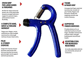 Grip Strength Trainer Hand Grip Exerciser Strengthener with Adjustable Resistance, Forearm Strengthener, Hand Exerciser for Muscle Building and Injury Recovery-thumb3