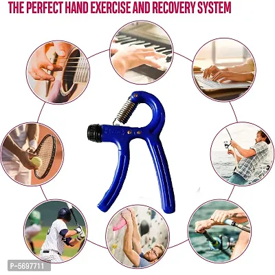 Grip Strength Trainer Hand Grip Exerciser Strengthener with Adjustable Resistance, Forearm Strengthener, Hand Exerciser for Muscle Building and Injury Recovery-thumb5