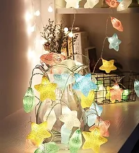 ADZPLUG 16 LED Crack Star Pastel String Light 4 MTS for Baby Kids Room, Birthday, Home Decoration, Diwali, Christmas-thumb1