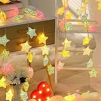 ADZPLUG 16 LED Crack Star Pastel String Light 4 MTS for Baby Kids Room, Birthday, Home Decoration, Diwali, Christmas-thumb2