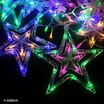 ADZPLUG Curtain LED Star String Light for Festivals with 8 Flash Modes - Multicolor-thumb4