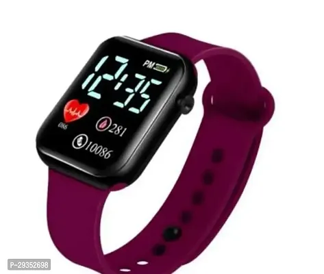 Stylish Latest Design Digital Watch With Date And Time For Kids Boys And Girls Age 6 To 13 Years-thumb0