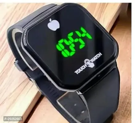 New Latest Design Green Light Touch Screen Led Digital Watch For Teenagers With Attractive Looks Age 6 To 19 Years