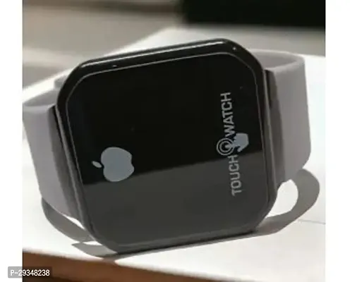 Stylish Grey Silicon Digital Smart Watches For Unisex