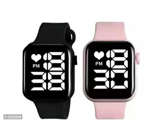 New Luxurious Led Digital Watch Pack Of 2