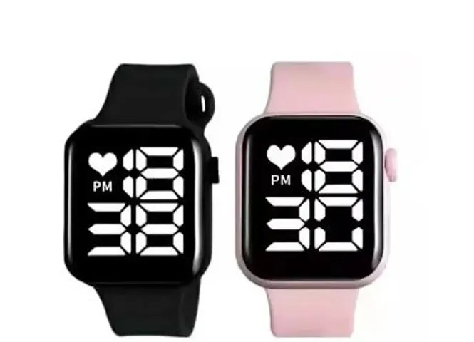 New Luxurious Led Digital Watch Pack Of 2