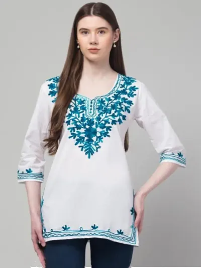 Classic Embroidered Top for Women