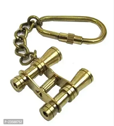 Nautical Binocular Keychain Solid Brass Key Ring For Car Bike 20