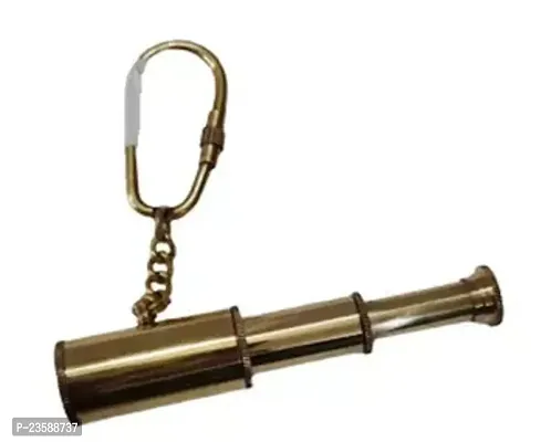 Nautical Telescope Keychain Solid Brass Key Ring For Car Bike 29-thumb0