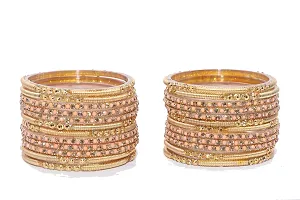 SHUBHLAXMI glass bangle set fancy bangle set for women  girls (pack of 24)-thumb1