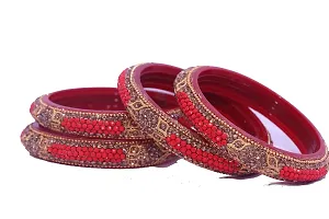 SHUBHLAXMI Shublaxmi Glass Bangle Lakh kada set for Women  Girls (pack of 4)-thumb3