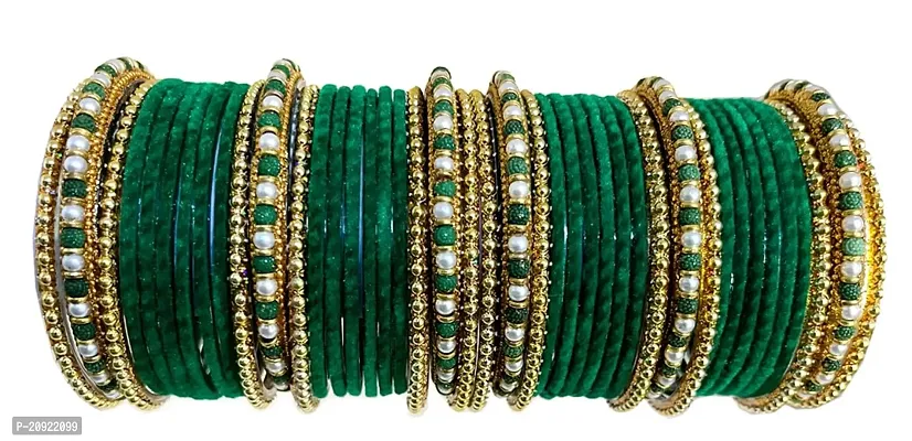 SHUBHLAXMI Glass Bangles Set/Kada set Karwa chauth/wedding/shaadi Special for Women And Girls (Pack of 42)