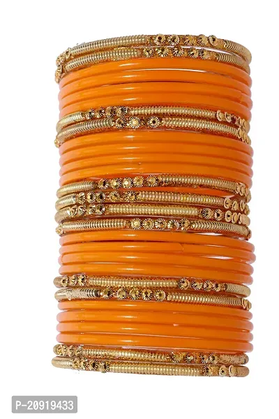 Shubhlaxmi glass bangle set fancy bangle set for women  girls (pack of 28)-thumb3