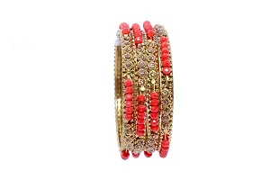 SHUBHLAXMI metal bangle set zircon stone bangle set for women  girls (pack of 4)-thumb2