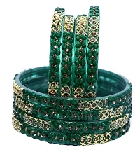 Shubhlaxmi glass kada set-thumb1