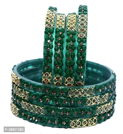 Shubhlaxmi glass kada set-thumb2