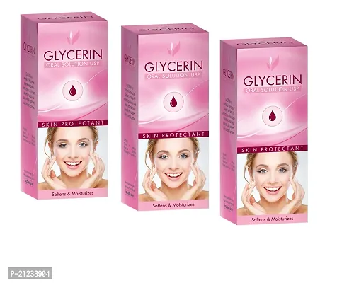 Shree Ayu-Veda Glycerin Solution for Softens  Moisturizes Skin 50g (Pack of 3)-thumb0