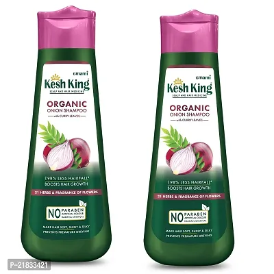 Kesh King Organic Onion Shampoo 300ml (Pack of 2)