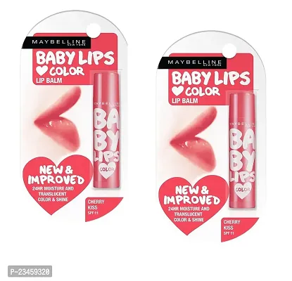 Maybelline New York Baby Lips Lip Balm, Cherry Kiss, 4g
