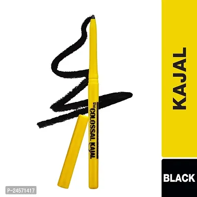 Maybelline New York Colossal Kajal, Intense Colour, Waterproof  Black, 0.35g (Pack of 2)-thumb4