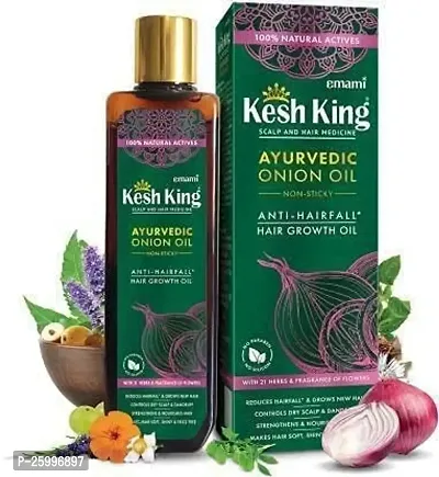 Kesh King Organic Onion Oil With Curry Leaves  200ml