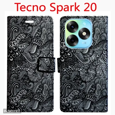 Toklot Flip Cover for Tecno Spark 20-thumb0