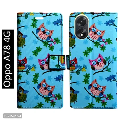 Toklot Flip Cover for Oppo A78 4G