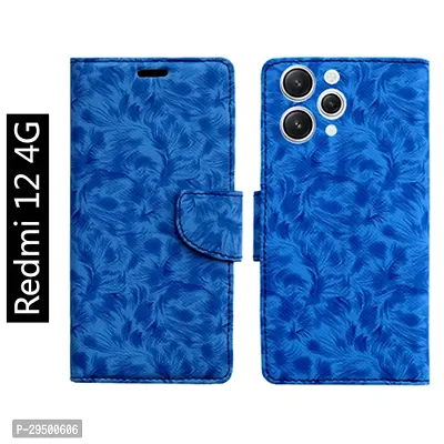 Toklot Flip Cover for Redmi 12 4G