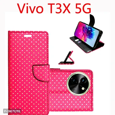 Toklot Flip Cover for Vivo T3X 5G