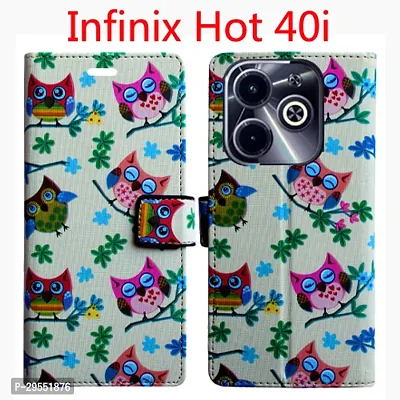 Toklot Flip Cover for Infinix Hot 40i