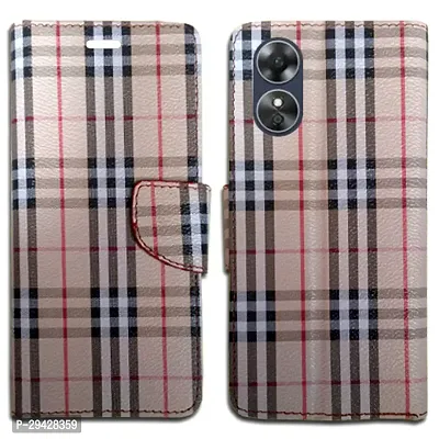 Stylish  Flip Cover for Oppo A17-thumb0