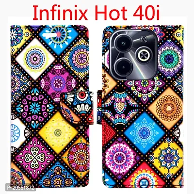 Toklot Flip Cover for Infinix Hot 40i