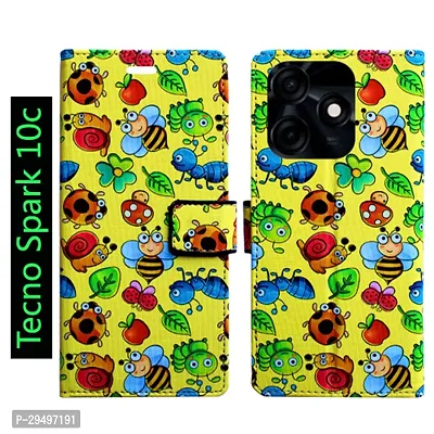 Toklot Flip Cover for Tecno Spark 10c-thumb0