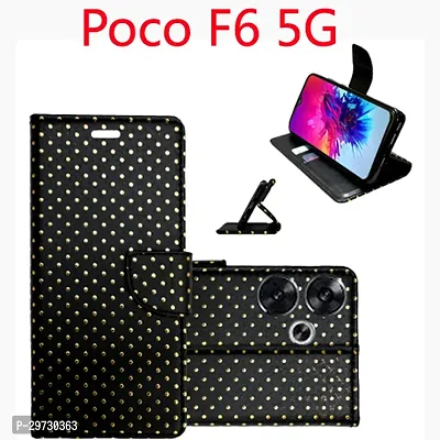 Stylish Flip Cover for Poco F6 5G