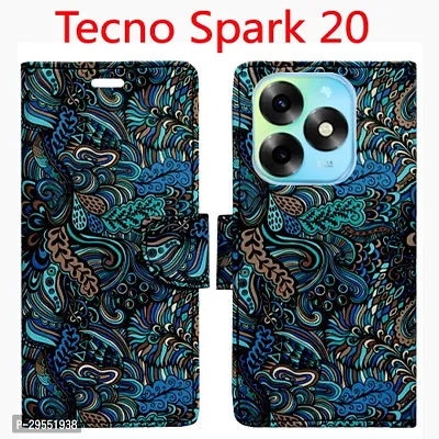 Toklot Flip Cover for Tecno Spark 20-thumb0