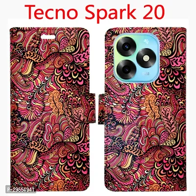 Toklot Flip Cover for Tecno Spark 20-thumb0